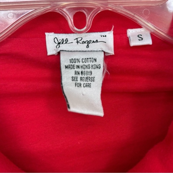 Vintage 90s Quilted Patchwork Sweater Jacket Size Small Red - Picture 7 of 9